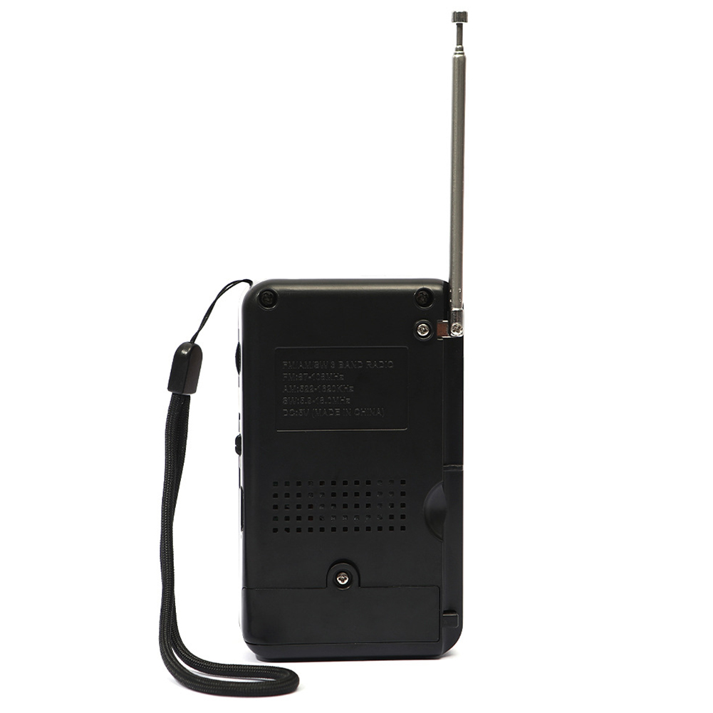 Radio AM FM portatile Ricevitore portatile di alta qualità Altoparlante incorporato con cuffie standard da 3,5 mm Radio di emergenza