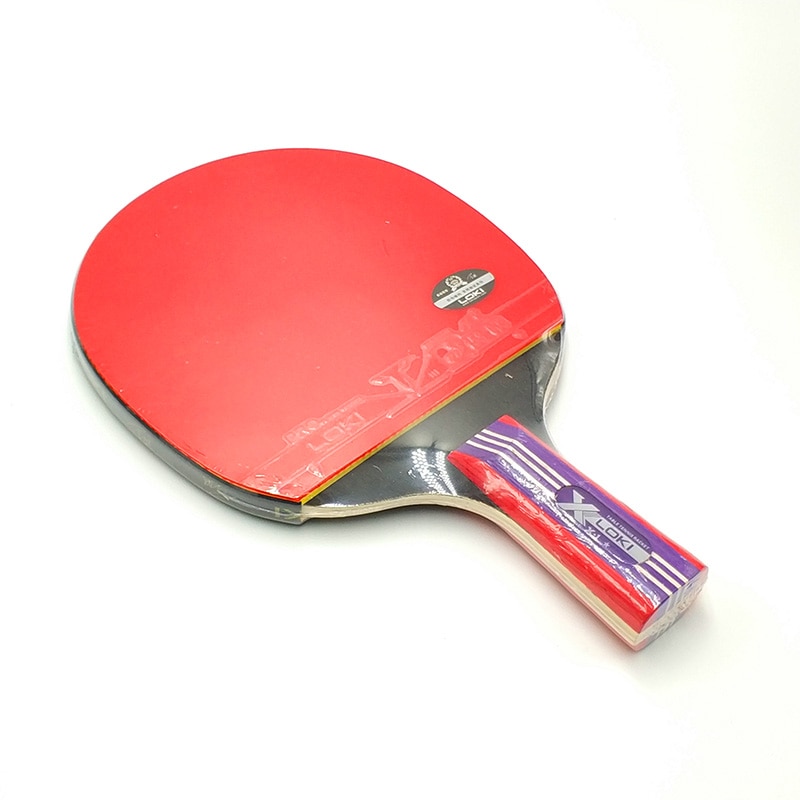 Loki  x1 bordtennisracket sett 2 stk nybegynner bordtennis flaggermus kviser i gummi bordtennisracket med etui