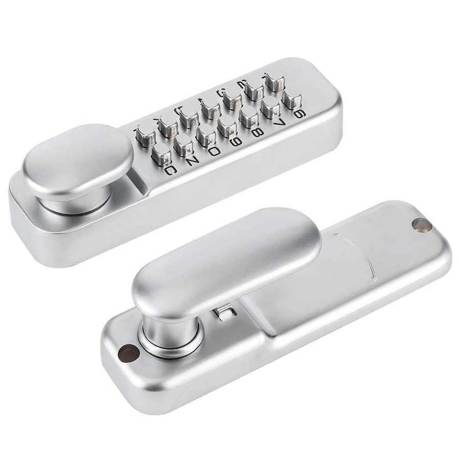 Coded Lock, Mechanical Combination Lock, Waterproof Combination Keypad Lock Security Password Entry Door Lock For Office Apartments Doors
