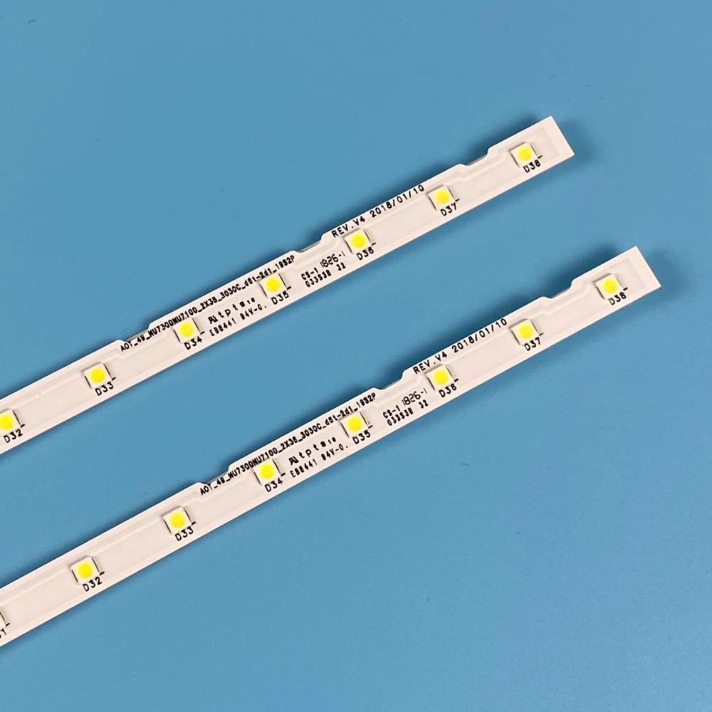 Led bakgrundsbelysningsremsa för samsung  ue49 nu 7305 ue49 nu 7100u ue49 nu 7172u ue49 nu 7102u ue49 ru 7449 ue49 ru 7412 ue49 ru 7402 ue49 ru 7470
