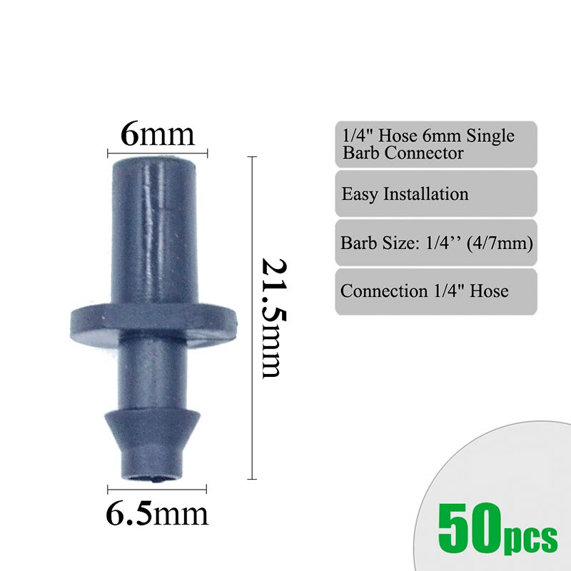 Garden Irrigation Connectors Barbed Single Double Tee Elbow Drip Arrow Cross Coupling Watering Fitting For 3/5 4/7mm Hose: Yellow