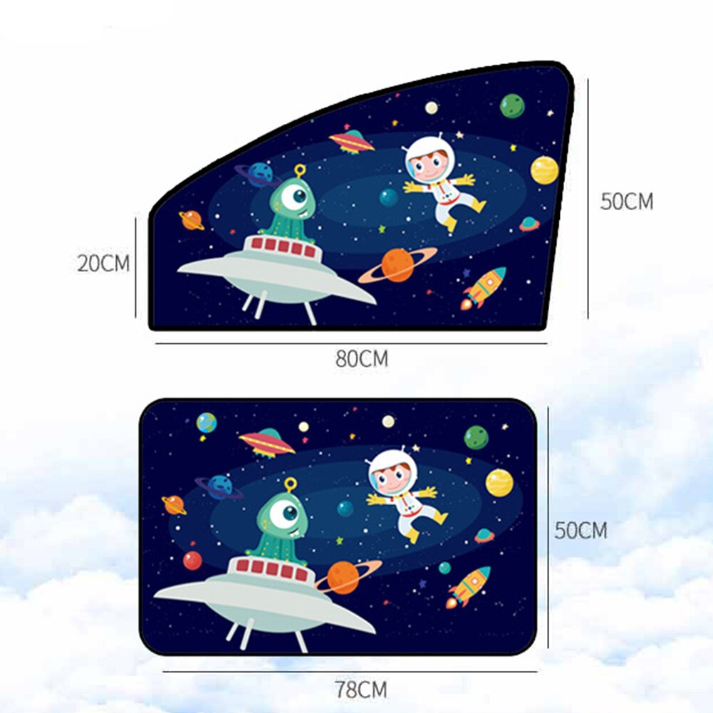 Car side window sunshade Sunshade Insulation Side Window Magnetic Attachment Sunscreen Protector Universal car accessories