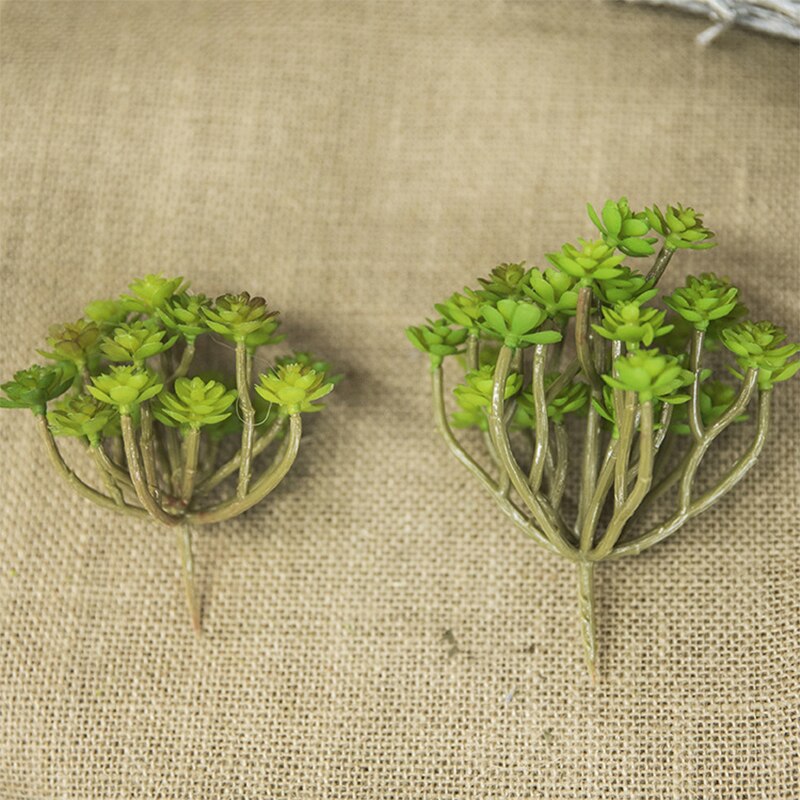 Mini Artificial Succulent Plants Bonsai Garden DIY Home Office