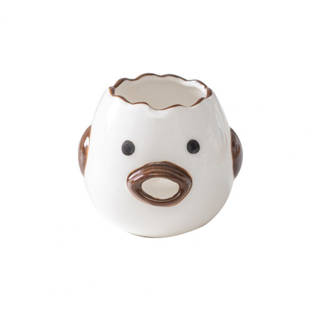 Egg Segregator Ceramic Egg Separator Shapely Easy to Clean Cute Egg Segregator: Auburn