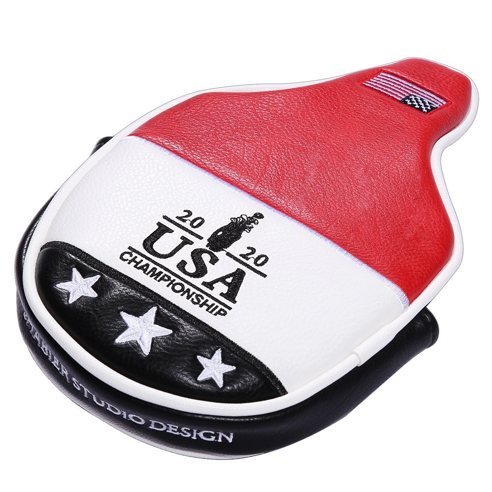golf putter head cover USA putter headcover Mallet Putter Headcovers Golf Club Head Cover Leather