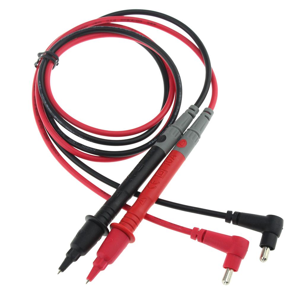 1 Pair Universal Probe Test Leads Pin for Digital Multimeter Needle Tip Meter Multi Meter Tester Lead Probe Wire Pen Cable 20A: B3001  1 pairs 10A