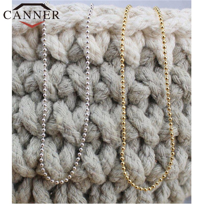 CANNER-Bracelet de cheville Simple, perles en alliage couleur or argent, bijou pour le pied tempérament, TW