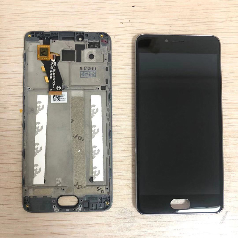 LCD Original de 5,0 pulgadas para pantalla táctil MEIZU M3S M3 con reemplazo de marco para MEIZU M3/M3S mini pantalla digitalizadora