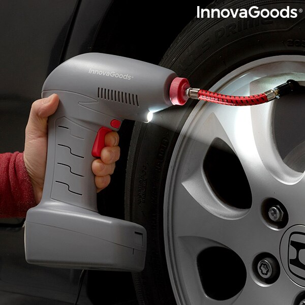 Compresseur d'air Portable avec lumière LED. Airpro + InnovaGoods