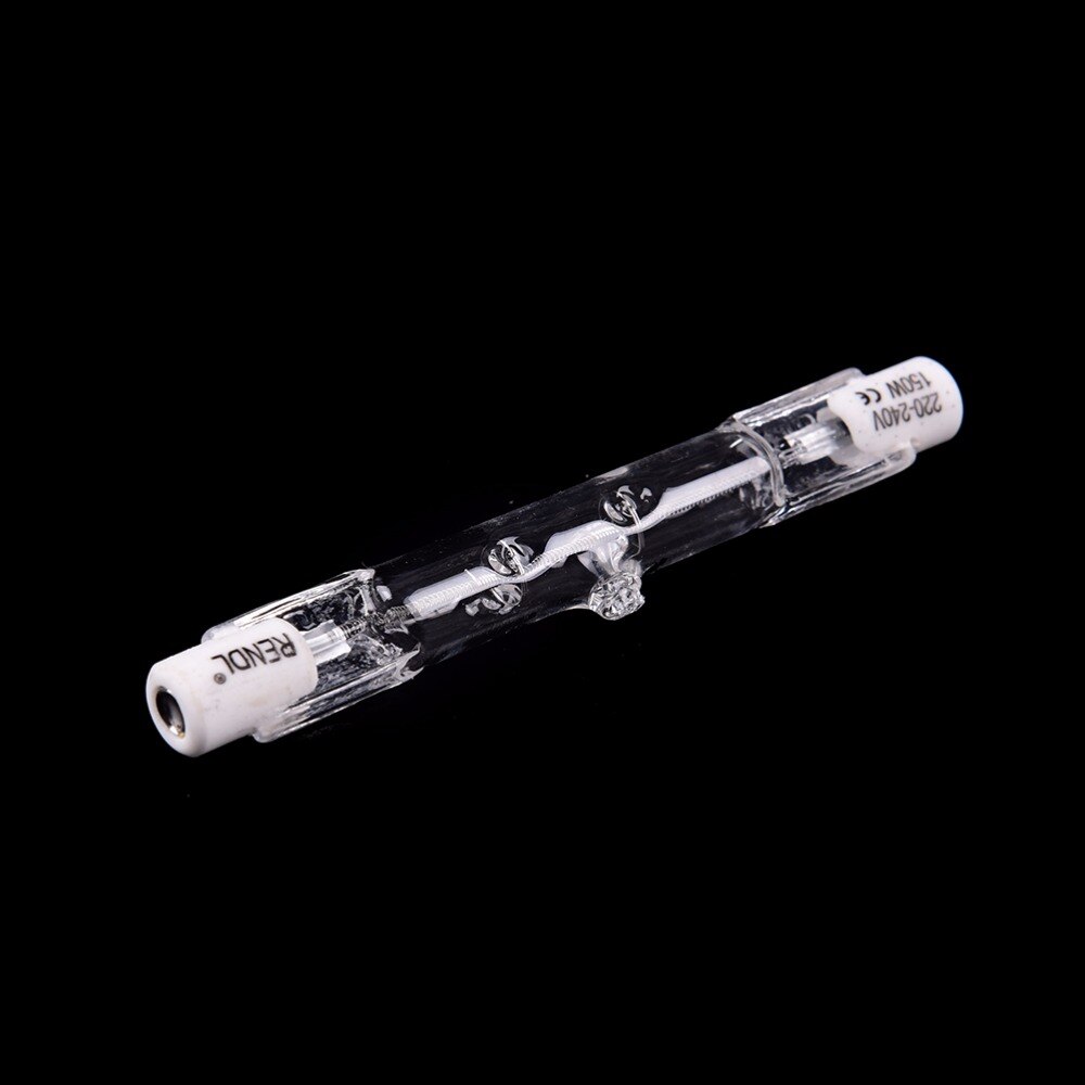 Ac 220v r7s halogenlampa 150w 500w halogenlampa  j78 78mm j118 118mm dubbelsidig linjär  r7s halogenlampa varmvit