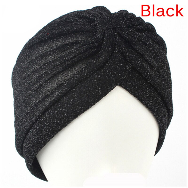 YCBMINGCAN Dames chemomuts, slouch beanie, chemo-hoofddeksel, muts, moslim, tulband, dunne elastische loopmuts voor alle seizoenen, slaapmuts, hoofddoek, zwart, One size