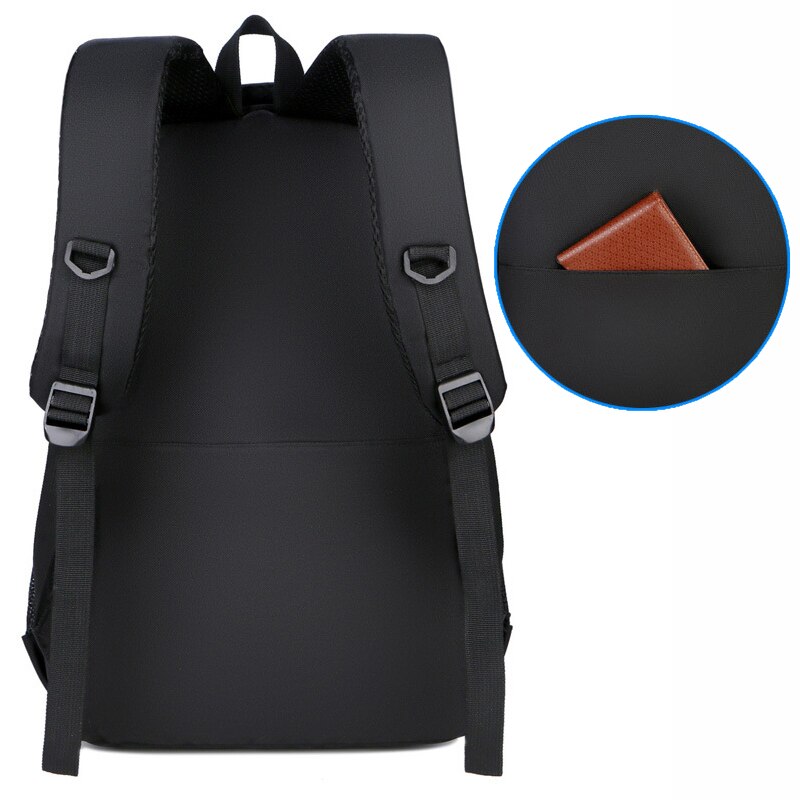 Mens USB Charge Waterproof Laptop Backpacks Large Capacity Male Leisure Travel Bags Student School Bookbag Computer Big