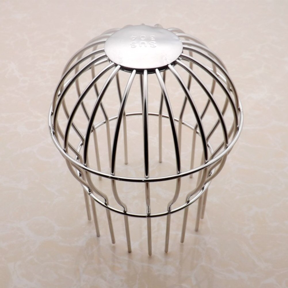 Anti-blocking Floor Drain Stainless Steel Floor Drain Anti-blocking Roof Drain Pipe Catcher Trap Bathroom Sewer Hair Stopper