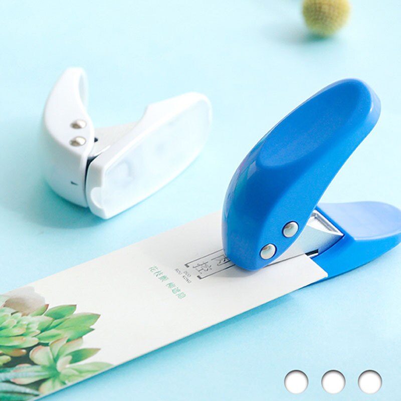 Manuelle Papier schlagen See Werkzeuge Handwerk Locher 12mm Tiefe Tasche-größe Mini Einzigen See 1Stck Büro schule Liefert