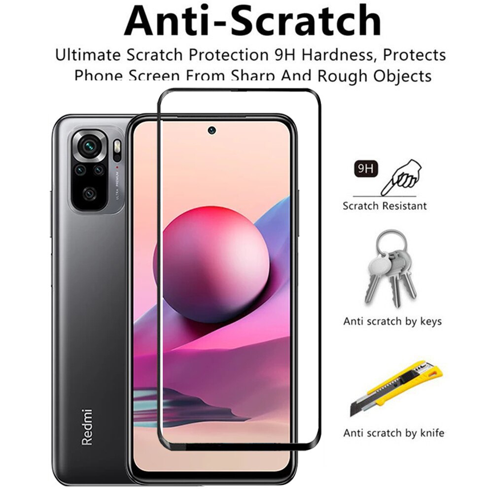 2in1 Gehard Glas Voor Xiaomi Redmi Note 10S 10 4G Screen Protector Camera Lens Beschermende Film Voor Redmi note 10 Pro Glas