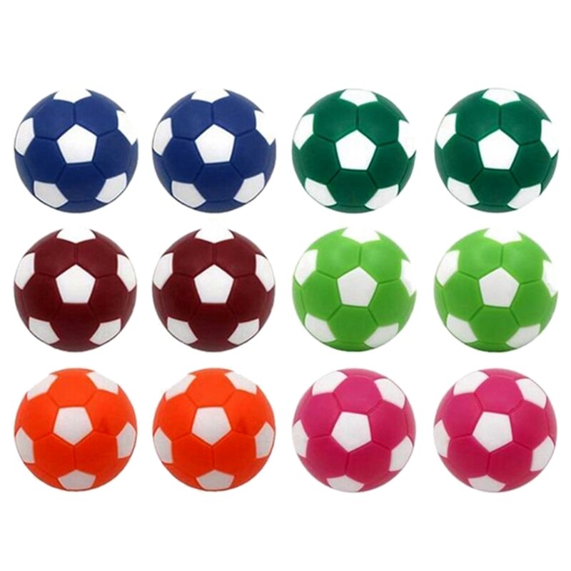Foosball Balls Replacement 12 Packs,Table Soccer Balls 36mm Soccer Foosalls, Regular Size Foosball-Set of 12