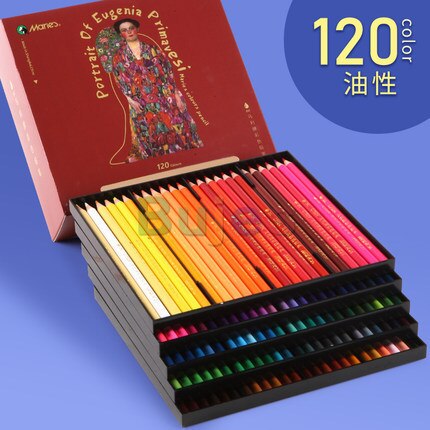 Marie 'S Kleur Potlood Set 48/72/120 Kleuren Water Oplosbare Olie Kleur Lood Voor Beginners Kinderen Art Supplies