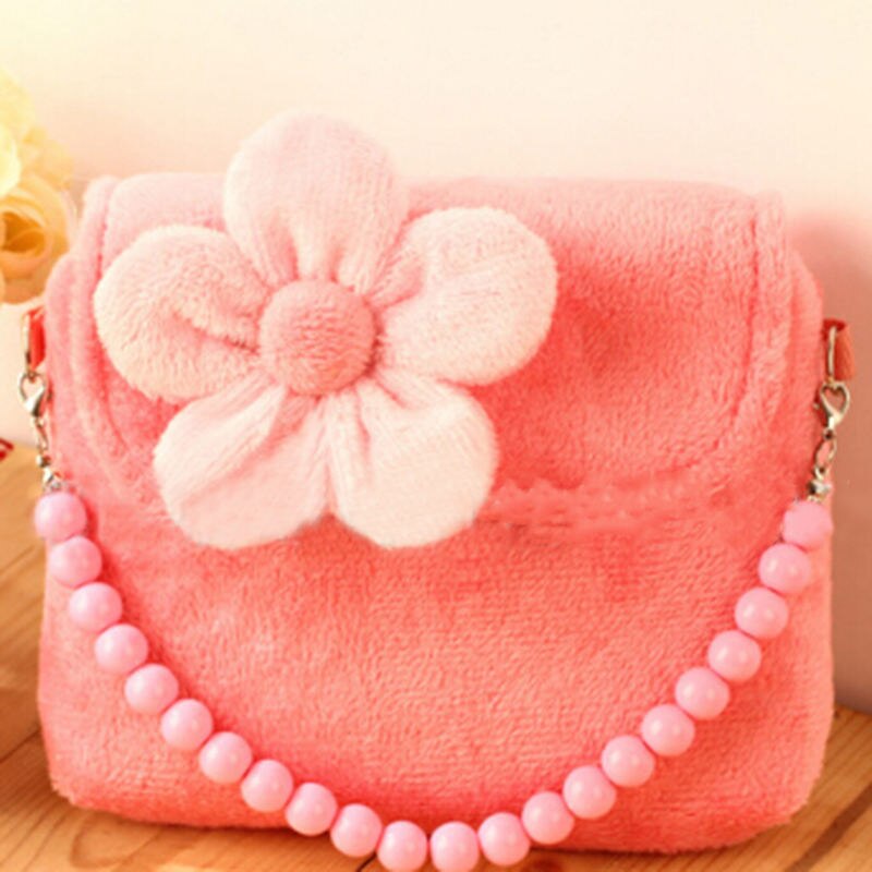 Kinderen meisjes mooie prinses bloem messenger bag kinderen kleine handtas schoudertas portemonnees 4 kleuren