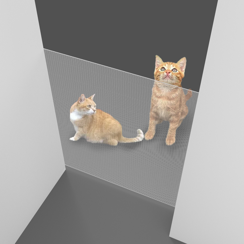 Puerta retráctil de primera para mascotas: malla resistente a la escape, barrera de seguridad sin perforación para perros/gatos, escaleras/pasillos/balones