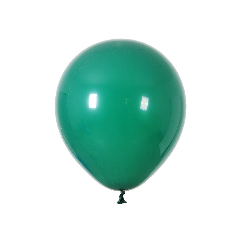 10inch 10/30/50pcs Bean Green balloons retro dark green balloons Wedding Decor Event Party Supplies Helium balloon Arch Globos: emerald green / 10pcs