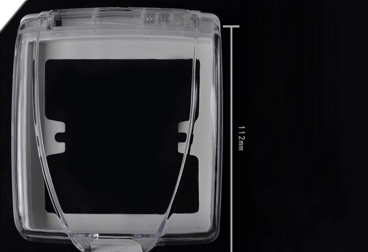 Type 86 switch waterproof box waterproof socket bathroom switch socket waterproof switch switch