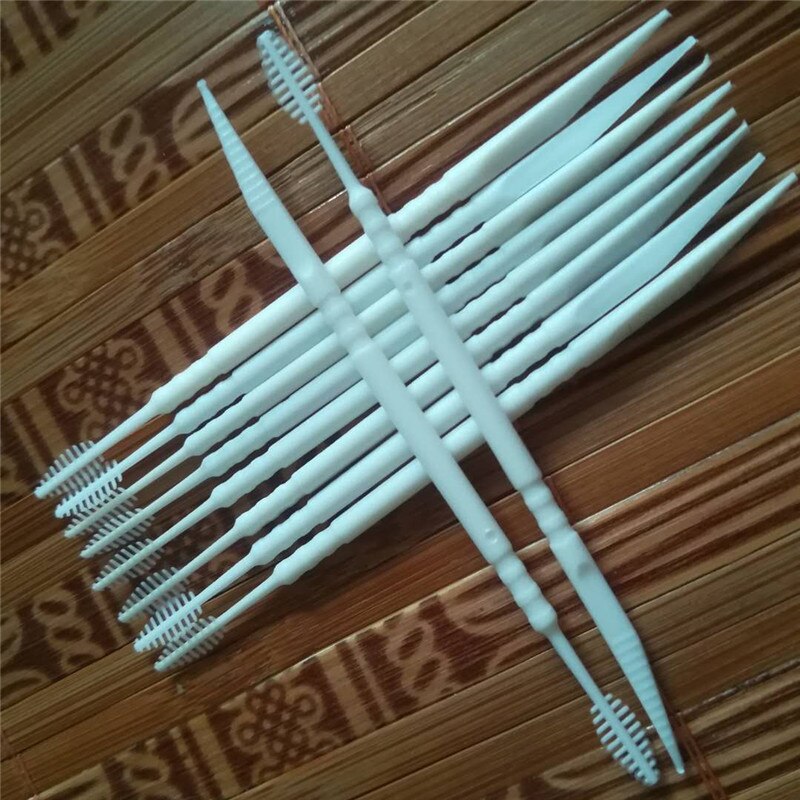240 stk oval æske dobbelt-ende tandstick superfine tandstikker børste bambus pind tandpleje mundpleje rene tænder madrester værktøj