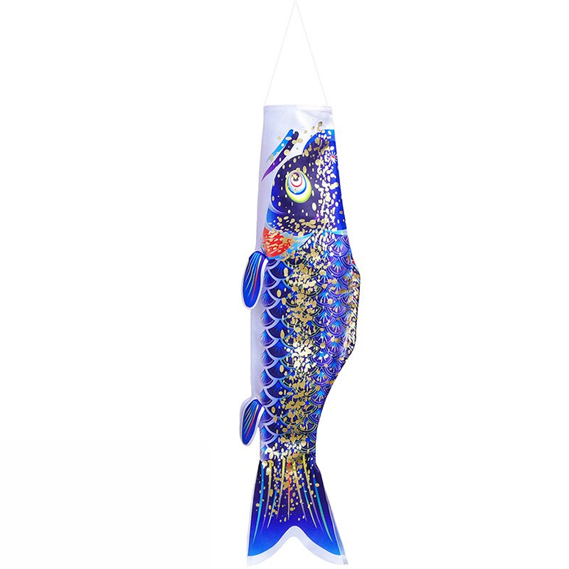 40/50/70cm Japanese Carp Windsock Streamer Fish Flag Kite Cartoon Fish Colorful Windsock Carp Wind Sock Flag Koinobori