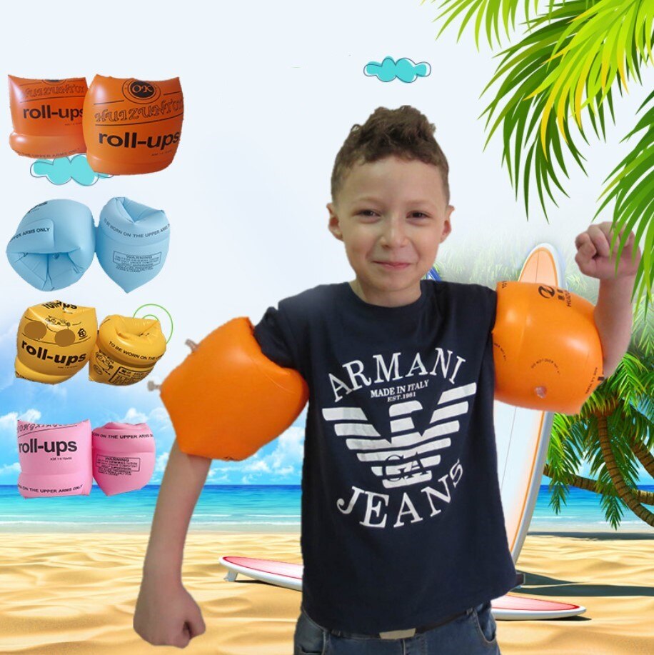 Braccio di nuoto cerchio per bambini di acqua nuoto manica manica doppio aria Borsa per adulti di nuoto per bambini cerchio anello braccio di acqua sleev