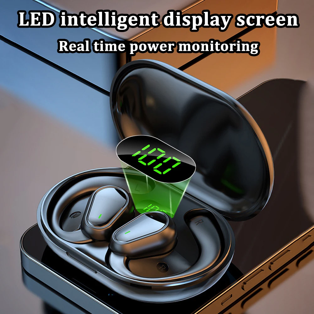 Bluetooth 5.3 hoofdtelefoon oorhaak oortelefoon draadloze koptelefoon hifi stereo waterdichte headset ruisonderdrukking oordopjes voor Xiaomi