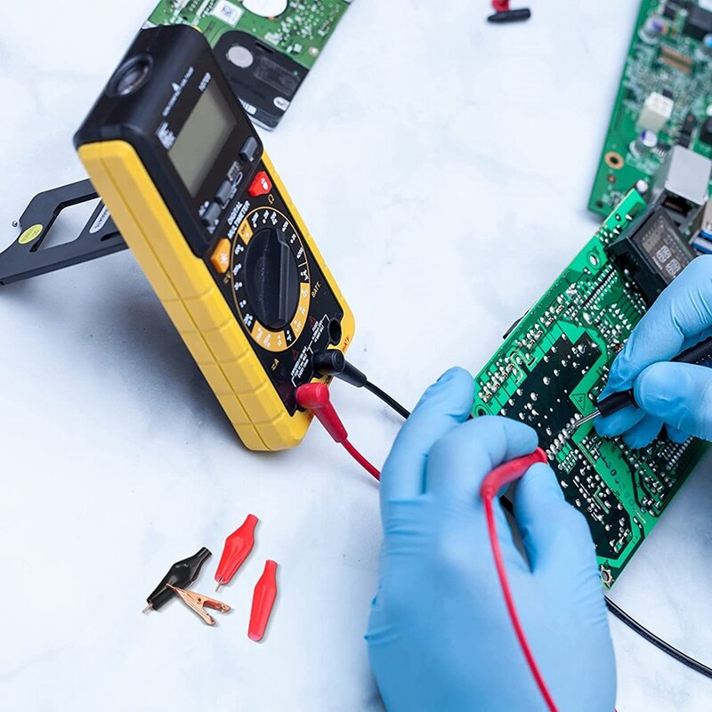 20 Mini Tandeloze Alligator Test Clips, Massief Koperen Clips Elektrische, 5Amp Met Beschermende Isolatie Cover Voor Soldeer