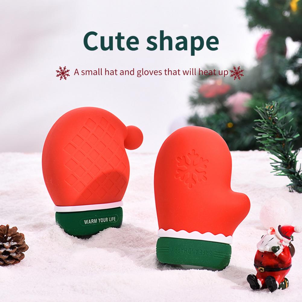 Grande scaldamani bottiglia antiscivolo forma compatta cappello grande iniezione bocca scaldamani bottiglia