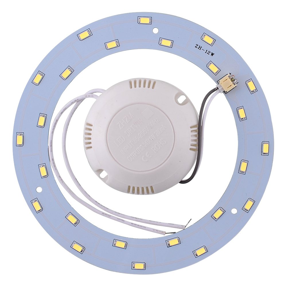 LED 6W 12W 15W 18W SMD 5730 Decke kreisförmige magnetische Lichtlampe AC220V 110V runde Ring-LED-Tafel-Platine mit Magnettreiber