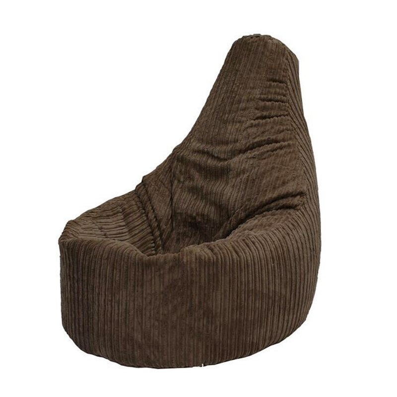 Puff-tumbona de pana sin relleno para el hogar, saco para el asiento, Tatami, sala de estar: CE