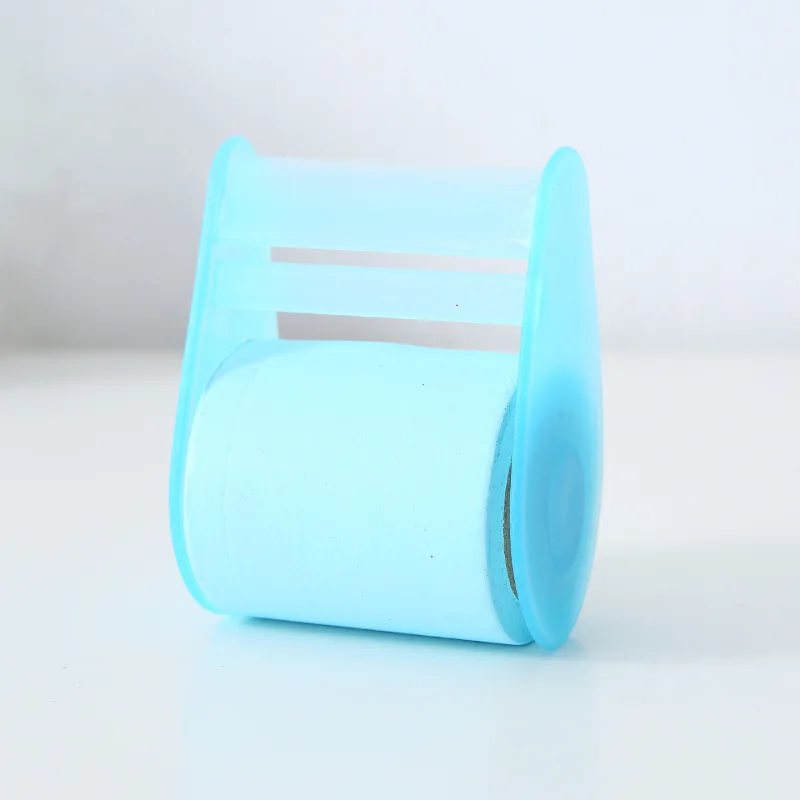 Bloc de notas adhesivas de papel, dispensador de notas adhesivas, Material de papelería, marcapáginas, suministros escolares, álbum de recortes, manualidades, cinta de tachuelas bajas: Azul