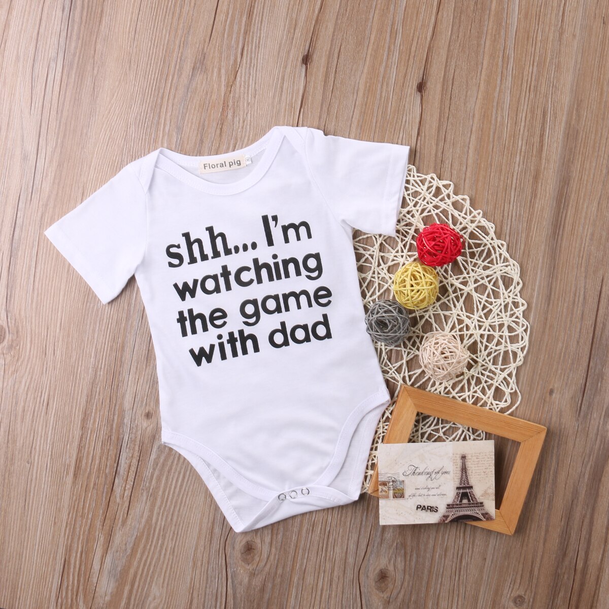 Newborn Toddler Infant Baby Girl Short Sleeve Letter Romper Cotton Jumpsuit Outfit Sunsuit Clothes