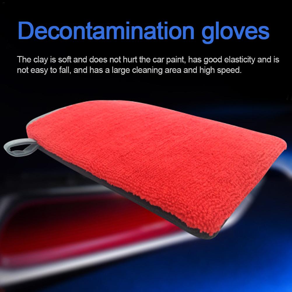 Car Detailing Bar Alternative Novel Detailing Tool Kit Auto Care Fine Grade Clay Bar Mitt Surface Prep Finish Wash Eraser Mitt