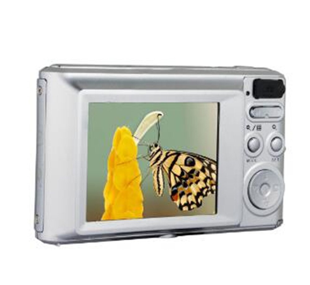 2.7 tommer tft-skærm 21mp zoom digitalkamera tager billeder 8x video børnekamera til børnefødselsdage: Sølv