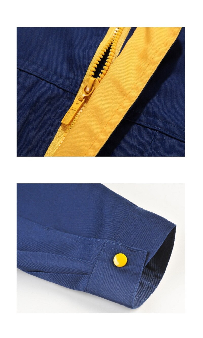 Woman men work overalls working uniforms Mechanic work clothes construction site Coveralls welding suits car mechanic Plus Size