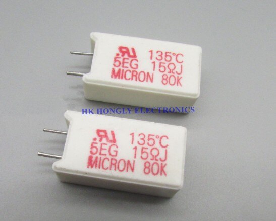 20PCS 5EG 5W 4.7R 6.8R 10R 15R 27R 4.7 ohm 6.8 ohm 10 ohm 15 ohm 27 ohm J K 135℃ 142℃ 150℃ Resistor