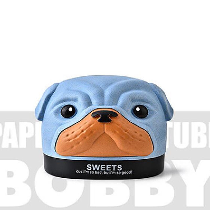 Lustige Hund Kopf Gewebe Kasten Papier Handtuch Gewebe fallen Karikatur Nette Haushalts Tisch Auto Dekor Serviette Taschentuch Container Liefert: Blau Hund