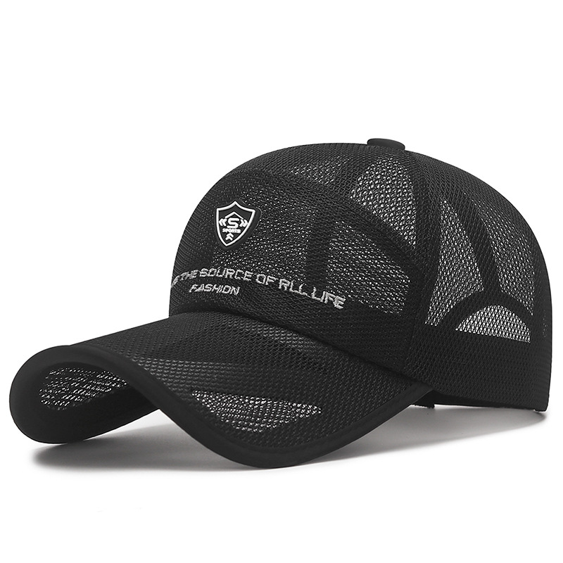 Sommar kvinnor män fiske mesh solhatt kepsar kvinnliga manliga svarta vita mesh utomhus sport basebollkepsar keps kvinnor män: Kamouflage