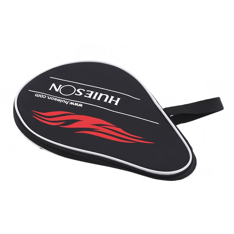 Bordtennisracket fladdermusväska oxford pingisfodral med bollar väska sporttillbehör 30 x 20cm: Svart
