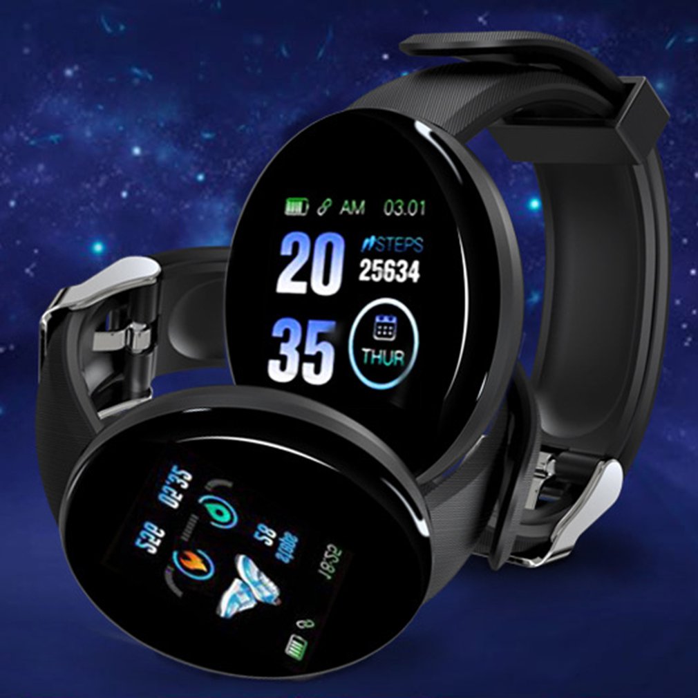 D18 Smart Fitness Bracelet Band With Measuring Pressure Pulse Meter Sport Activity Tracker Watch Wristband