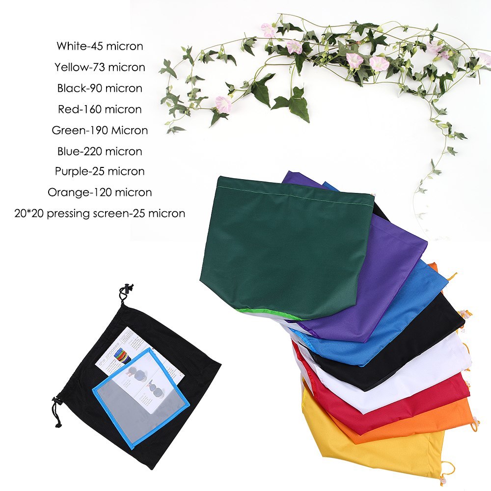 8/5/4Pcs Filter Zak Bubble Bag Garden Grow Bag Ice Hash Kruiden Zakken Essentie Extractor Kit extractie Planten Groeiende Zakken Mesh