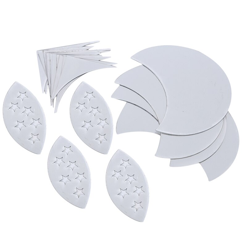 Spiegelstickers, vierkante acrylstickers, decoratie voor woonkamerachtergrond, doe-het-zelf verwijderbare stickers, kameraccessoires