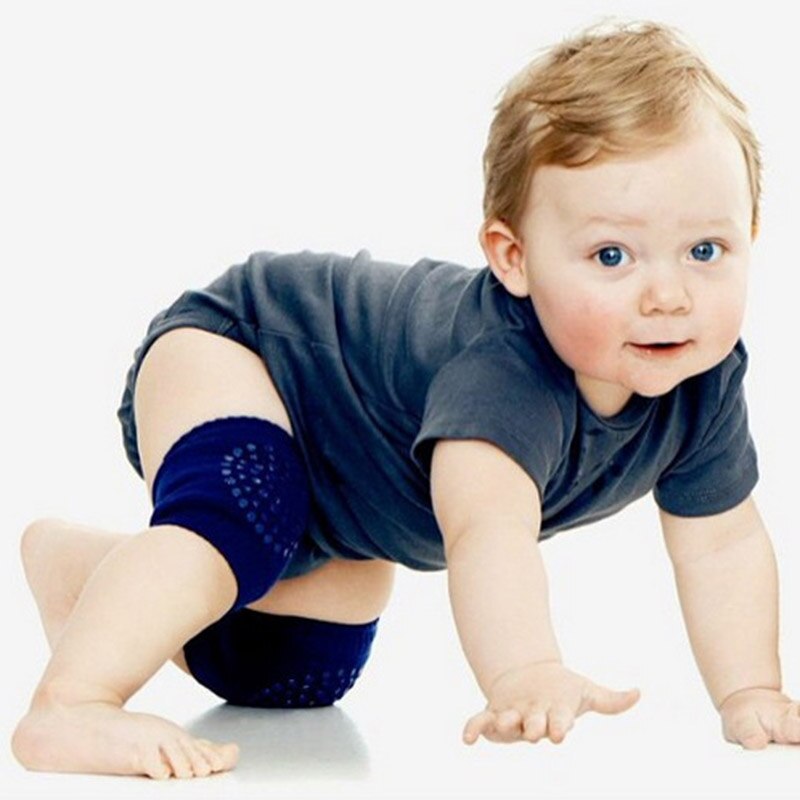 1 par baby knæpuder baby pad ben beskytter baby skridsikker crawling tilbehør baby ben knæbeskytter til nyfødte leggings