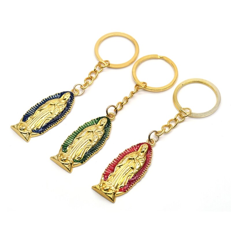 Göttin Keychain Religion Religiöse Schlüssel Ring Schmuck Tasche Auto Anhänger Keyfob Kirche Souvenirs