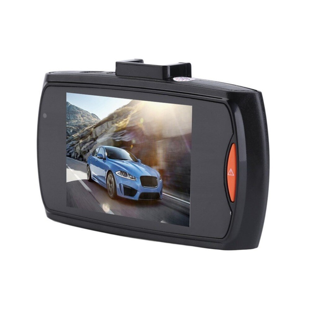 6 led bil dvr kamera dash cam video 2.3 tums lcd display g-sensor mörkerseende fordonskamera inspelare