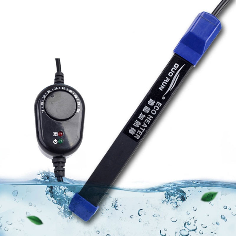 Mini Fish Tank Heater Submersible Adjustable Water Heater Thermostat 110-240V RT99
