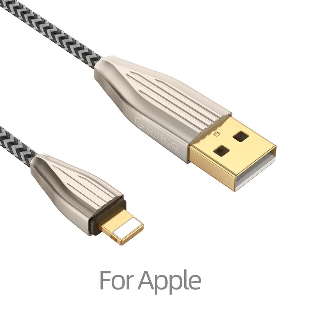 ORICO 2.1A micro Cavo USB Valigia di Disegno Veloce di Ricarica Del Telefono mobile Cavo per Huawei Xiaomi Samsung LG androide Del Telefono mobile: For mela